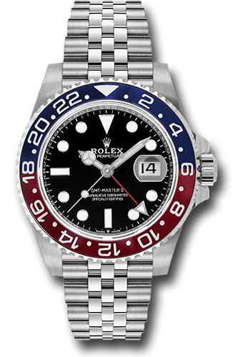 Pre-owned Rolex Steel GMT-Master II — 126710BLRO