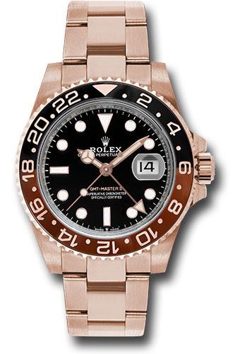 Pre-owned Rolex Everose GMT-Master II — 126715CHNR