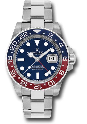 Pre-owned Rolex White Gold GMT-Master — 126719BLRO