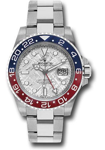 Pre-owned Rolex White Gold GMT-Master — 126719BLRO