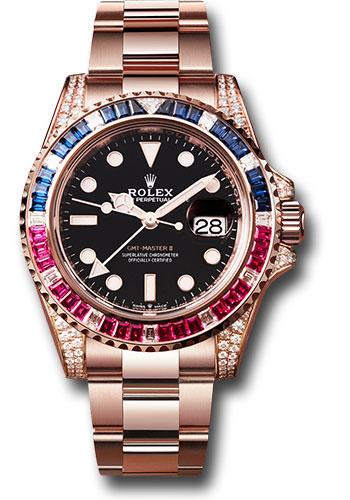 Pre-owned Rolex Everose GMT-Master II — 126755SARU