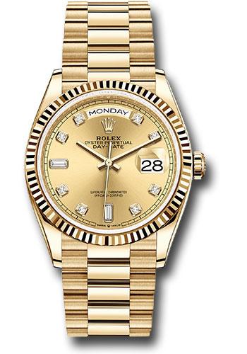 Pre-owned Rolex Yellow Gold Day-Date — 128238