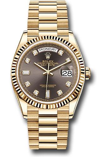 Pre-owned Rolex Yellow Gold Day-Date — 128238