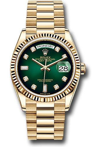 Pre-owned Rolex Yellow Gold Day-Date — 128238