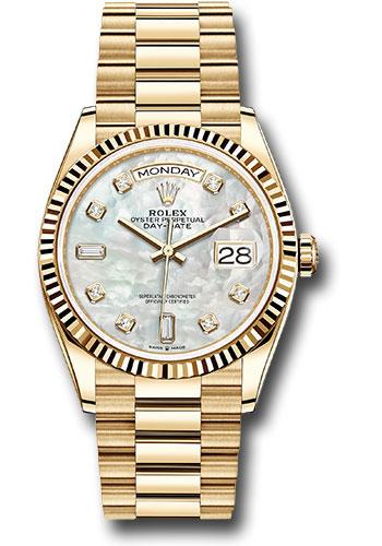 Pre-owned Rolex Yellow Gold Day-Date — 128238