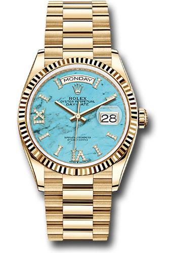 Pre-owned Rolex Yellow Gold Day-Date — 128238
