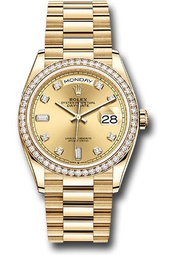 Pre-owned Rolex Yellow Gold Day-Date — 128348RBR