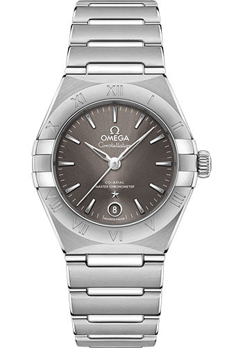 Omega Constellation Manhattan Grey Steel 131.10.29.20.06.001 watch