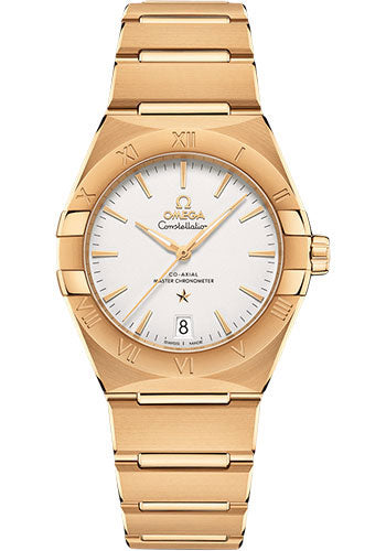 Omega Constellation Silvery Yellow Gold 131.50.36.20.02.002 watch