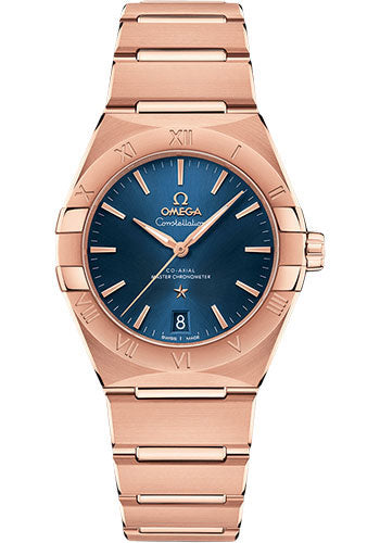 Omega Constellation Blue Sedna Gold 131.50.36.20.03.001 watch