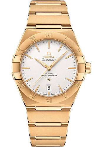 Omega Constellation Silvery Yellow Gold 131.50.39.20.02.002 watch
