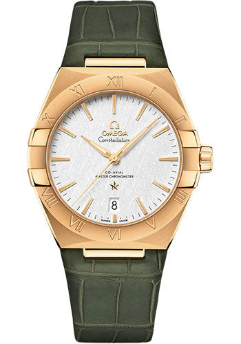 Omega Constellation Silvery Yellow Gold 131.53.39.20.02.002 watch
