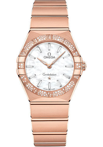 Omega Constellation Quartz MOP Diamond 131.55.28.60.55.003 watch