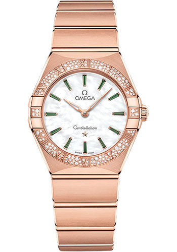 Omega Constellation Quartz MOP Emerald 131.55.28.60.55.005 watch