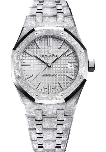 Pre-owned Audemars Piguet Royal Oak Frosted — 15454BC.GG.1259BC.01