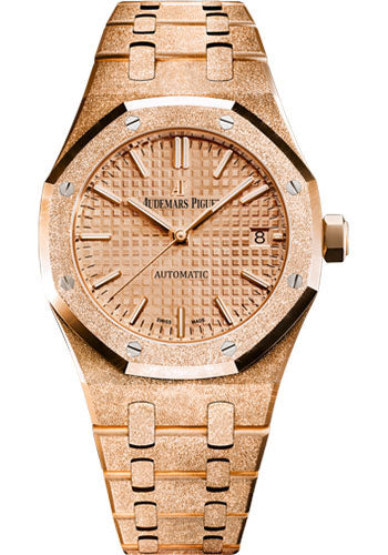 Pre-owned Audemars Piguet Royal Oak Frosted — 15454OR.GG.1259OR.03