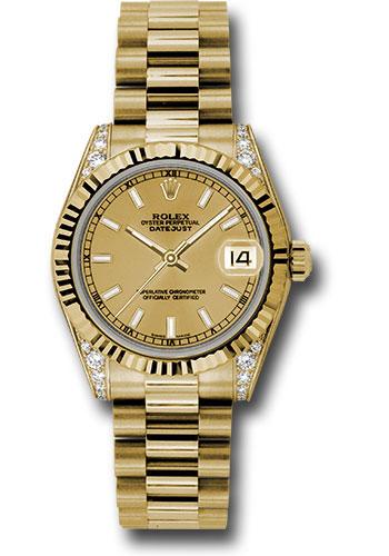 Pre-owned Rolex Yellow Gold Datejust — 178238