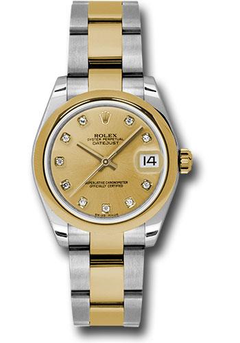 Pre-owned Rolex Steel and Yellow — 178243