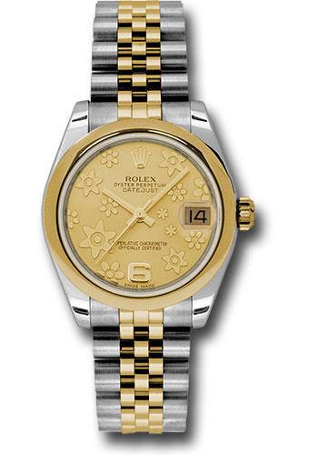 Pre-owned Rolex Steel and Yellow — 178243