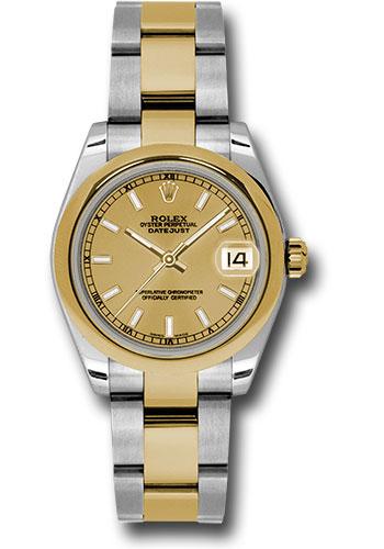 Pre-owned Rolex Steel and Yellow — 178243