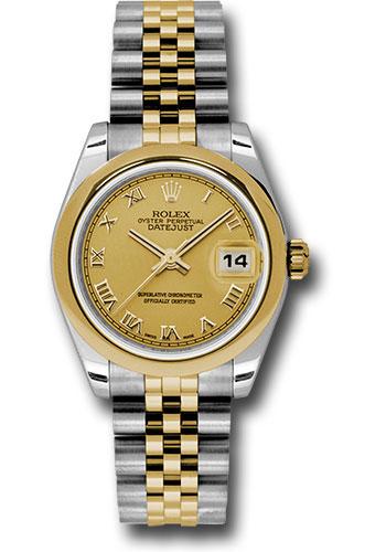 Pre-owned Rolex Steel and Yellow — 178243