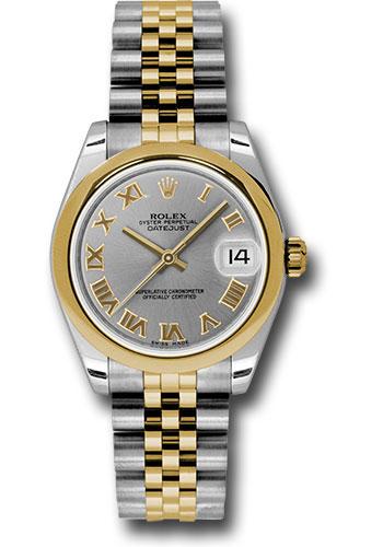 Pre-owned Rolex Steel and Yellow — 178243