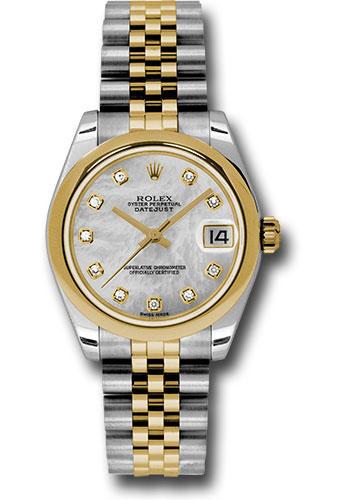 Pre-owned Rolex Steel and Yellow — 178243