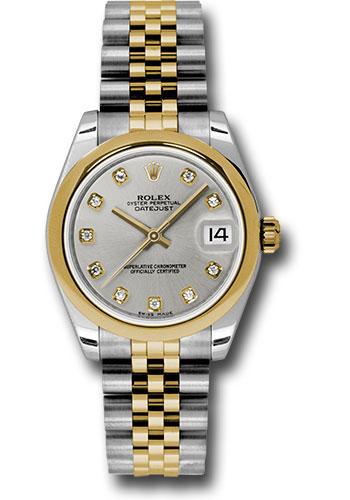 Pre-owned Rolex Steel and Yellow — 178243
