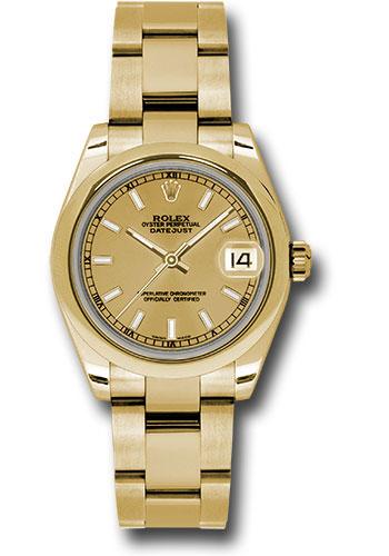 Pre-owned Rolex Yellow Gold Datejust — 178248