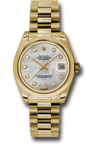 Pre-owned Rolex Yellow Gold Datejust — 178248