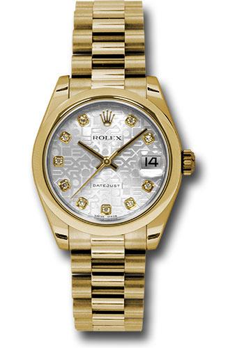 Pre-owned Rolex Yellow Gold Datejust — 178248