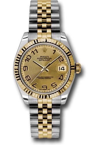Pre-owned Rolex Steel and Yellow — 178273