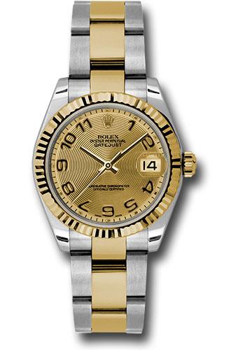 Pre-owned Rolex Steel and Yellow — 178273