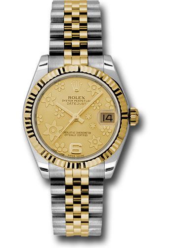 Pre-owned Rolex Steel and Yellow — 178273