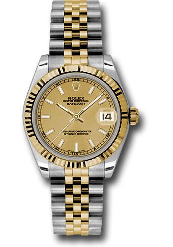 Pre-owned Rolex Steel and Yellow — 178273
