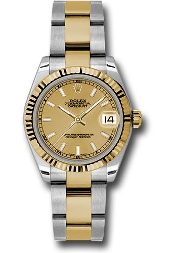 Pre-owned Rolex Steel and Yellow — 178273