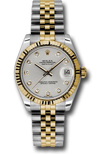 Pre-owned Rolex Steel and Yellow — 178273