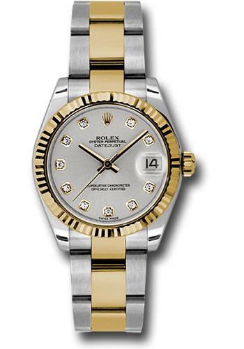 Pre-owned Rolex Steel and Yellow — 178273