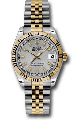 Pre-owned Rolex Steel and Yellow — 178273