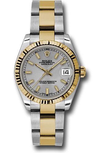 Pre-owned Rolex Steel and Yellow — 178273