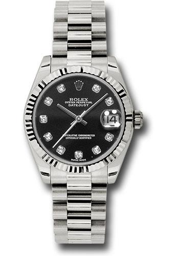 Pre-owned Rolex White Gold Datejust — 178279