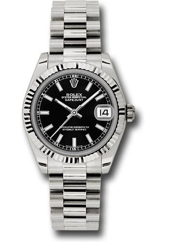 Pre-owned Rolex White Gold Datejust — 178279