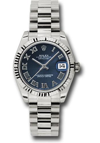 Pre-owned Rolex White Gold Datejust — 178279