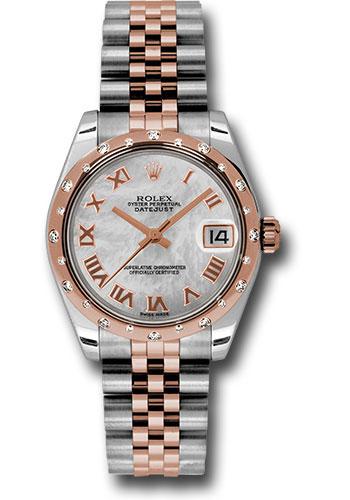 Rolex Datejust 31 MOP Roman Everose Gold Jubilee 178341 watch