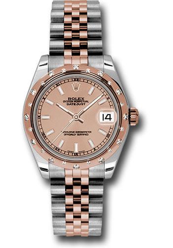 Rolex Datejust 31 Pink Index Everose Gold Jubilee 178341 watch