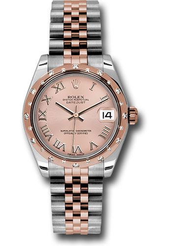 Rolex Datejust 31 Pink Roman Everose Gold Jubilee 178341 watch