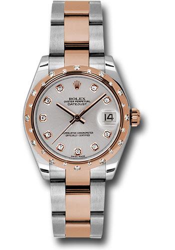 Rolex Datejust 31 Silver Diamond Oyster 178341 watch