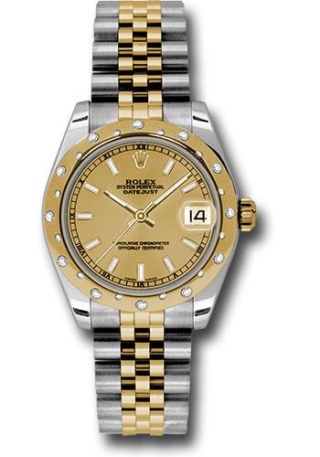 Pre-owned Rolex Steel and Yellow — 178343