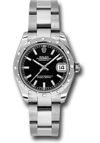 Pre-owned Rolex Steel and White — 178344
