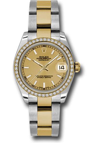 Pre-owned Rolex Steel and Yellow — 178383